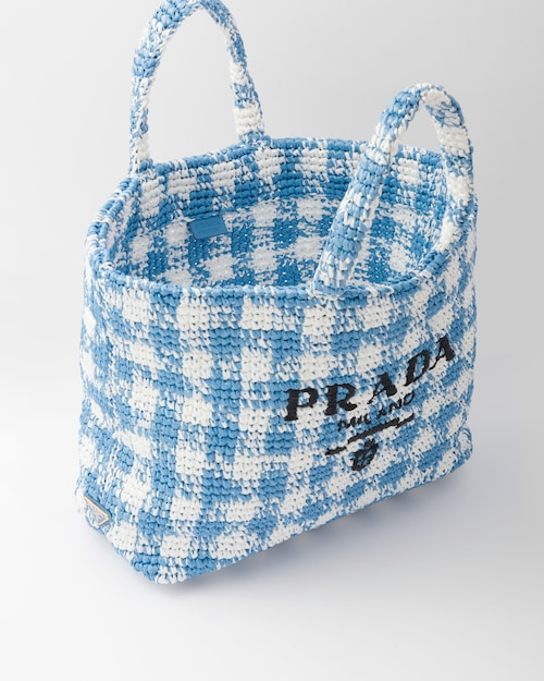 PRADA Large crochet tote bag