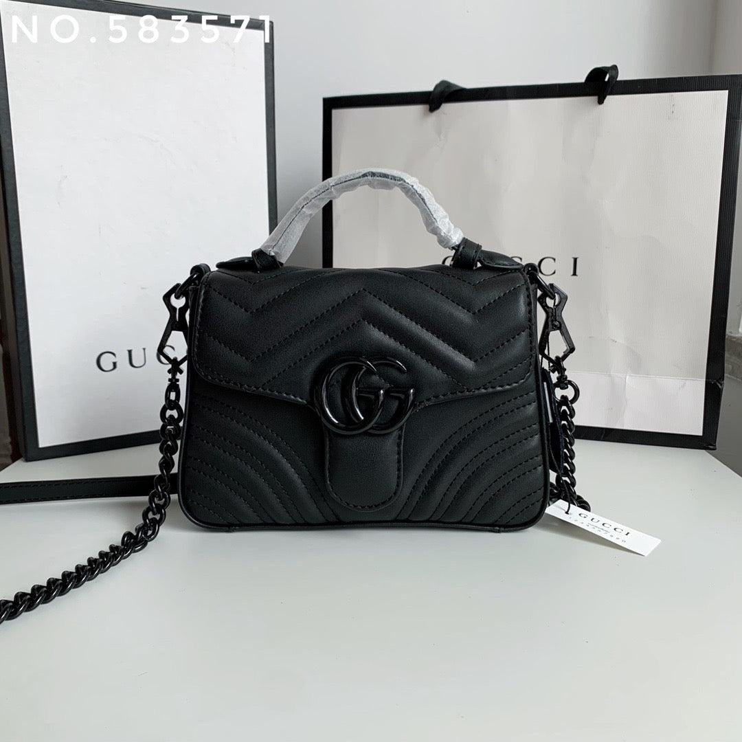 Gucci Marmont Mini Top Handle Bag 8″W X 6″H X 3″D