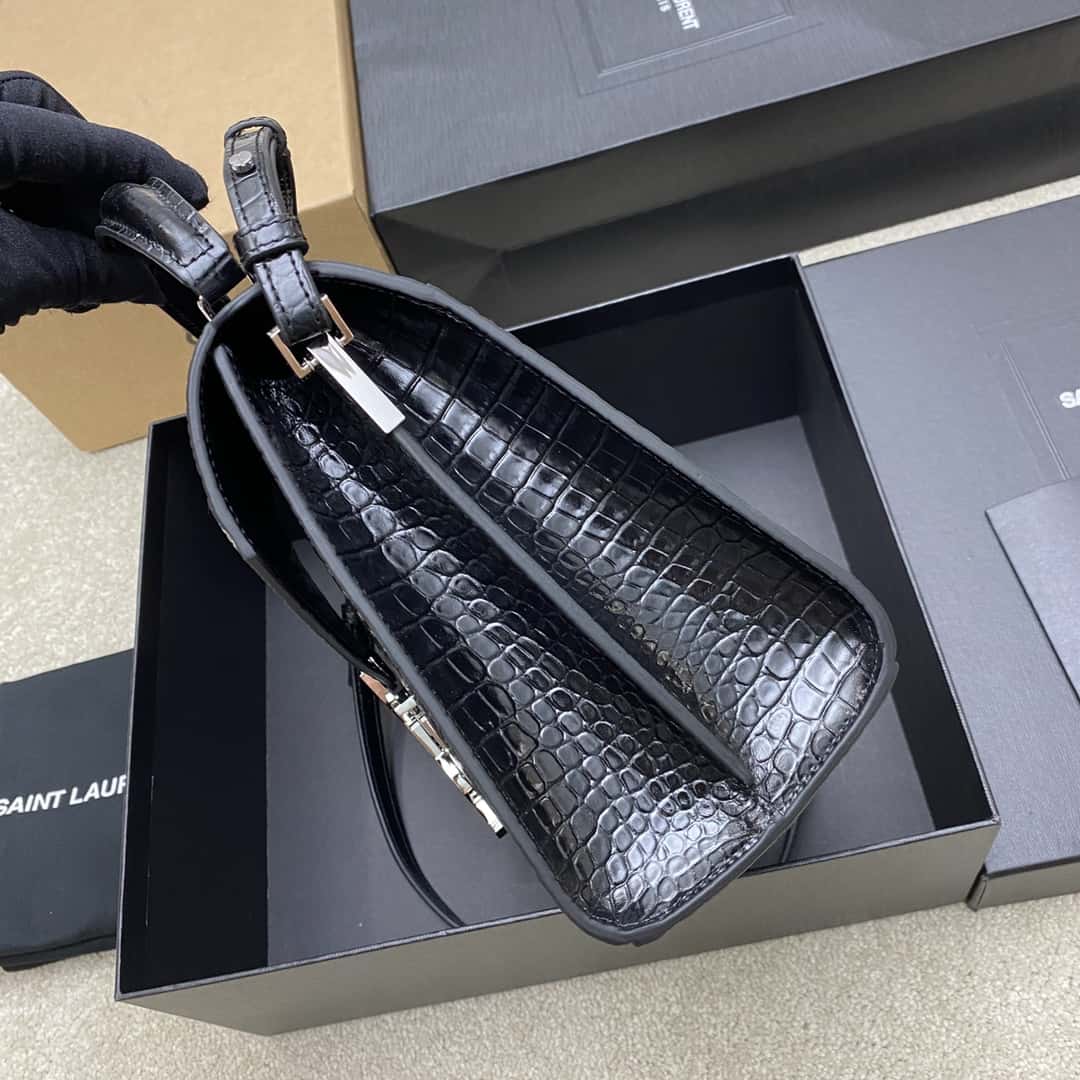 Authentic Saint Laurent CASSANDRA Top Handle Bag 578000 24×20x11cm