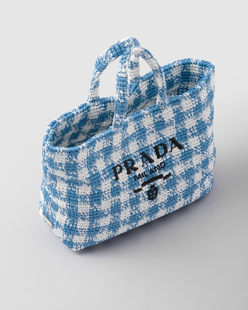 PRADA Large crochet tote bag