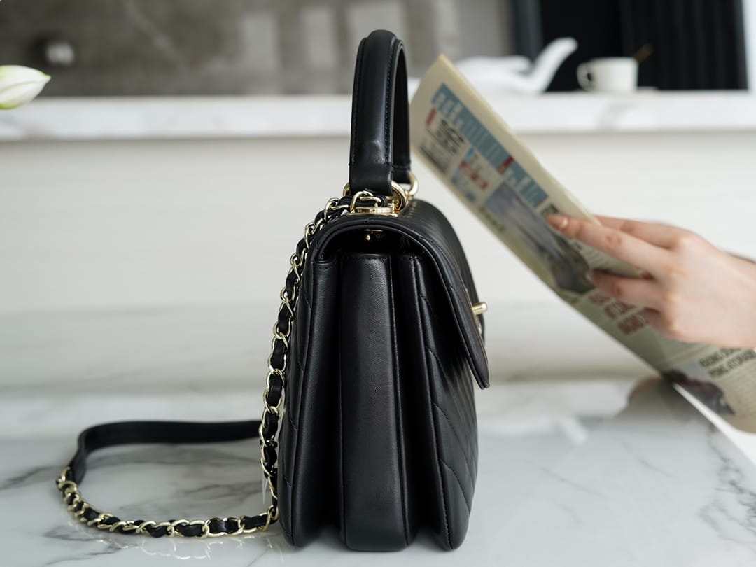 CHANEL Trendy CC25 Pre-Owned medium Chevron Trendy handbag 25cm