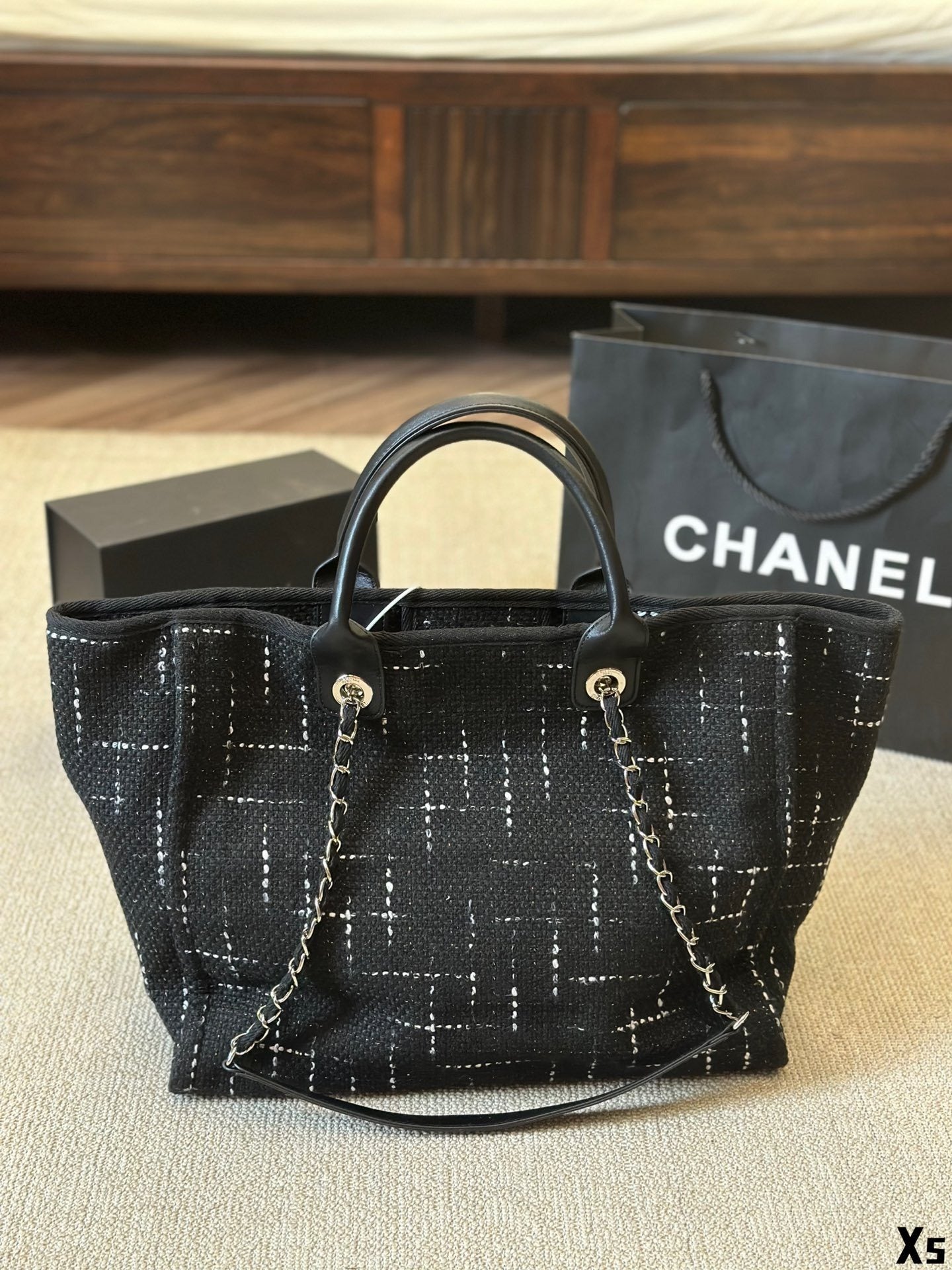 CHANEL cc new arrival tote bag size 37x32cm