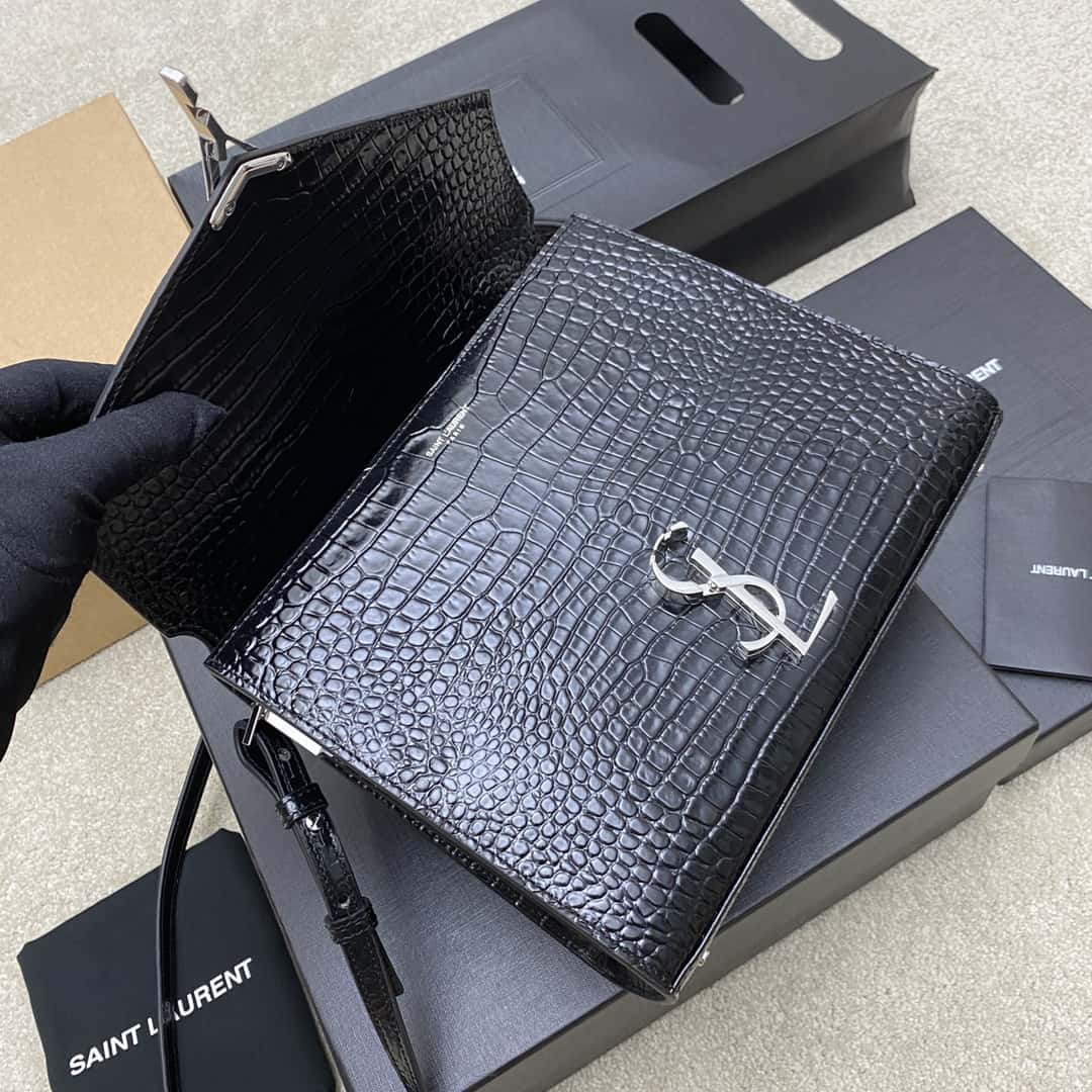 Authentic Saint Laurent CASSANDRA Top Handle Bag 578000 24×20x11cm