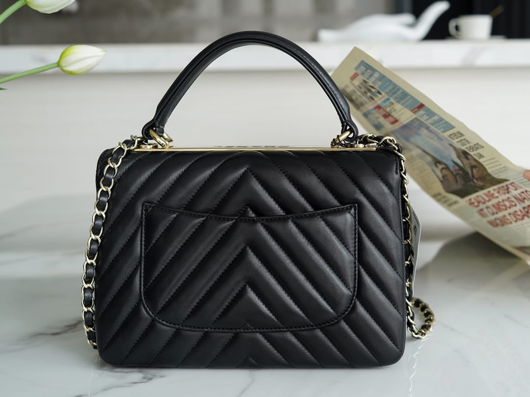 CHANEL Trendy CC25 Pre-Owned medium Chevron Trendy handbag 25cm