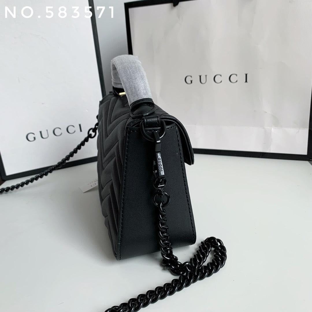 Gucci Marmont Mini Top Handle Bag 8″W X 6″H X 3″D