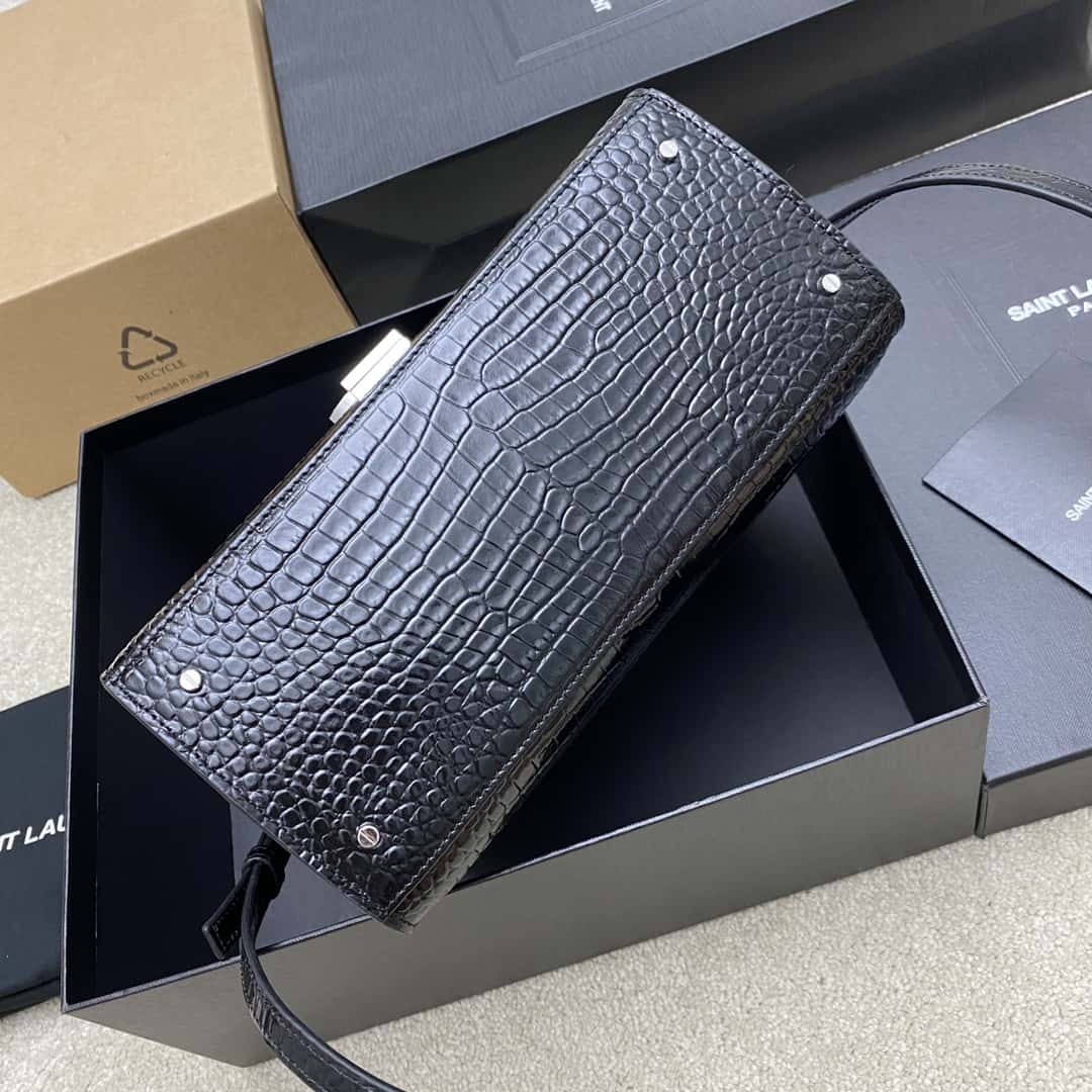 Authentic Saint Laurent CASSANDRA Top Handle Bag 578000 24×20x11cm