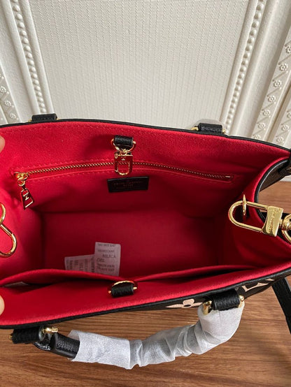 Bagsaaa Louis Vuitton Onthego GM Bicolor Black - 41 x 34 x 19 cm