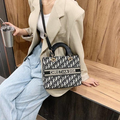 Dior women's sling bag fashion tote bag, realpict pu leather batam bag