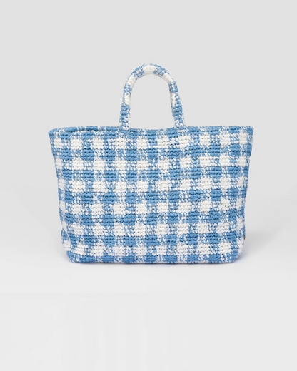 PRADA  Large crochet tote bag